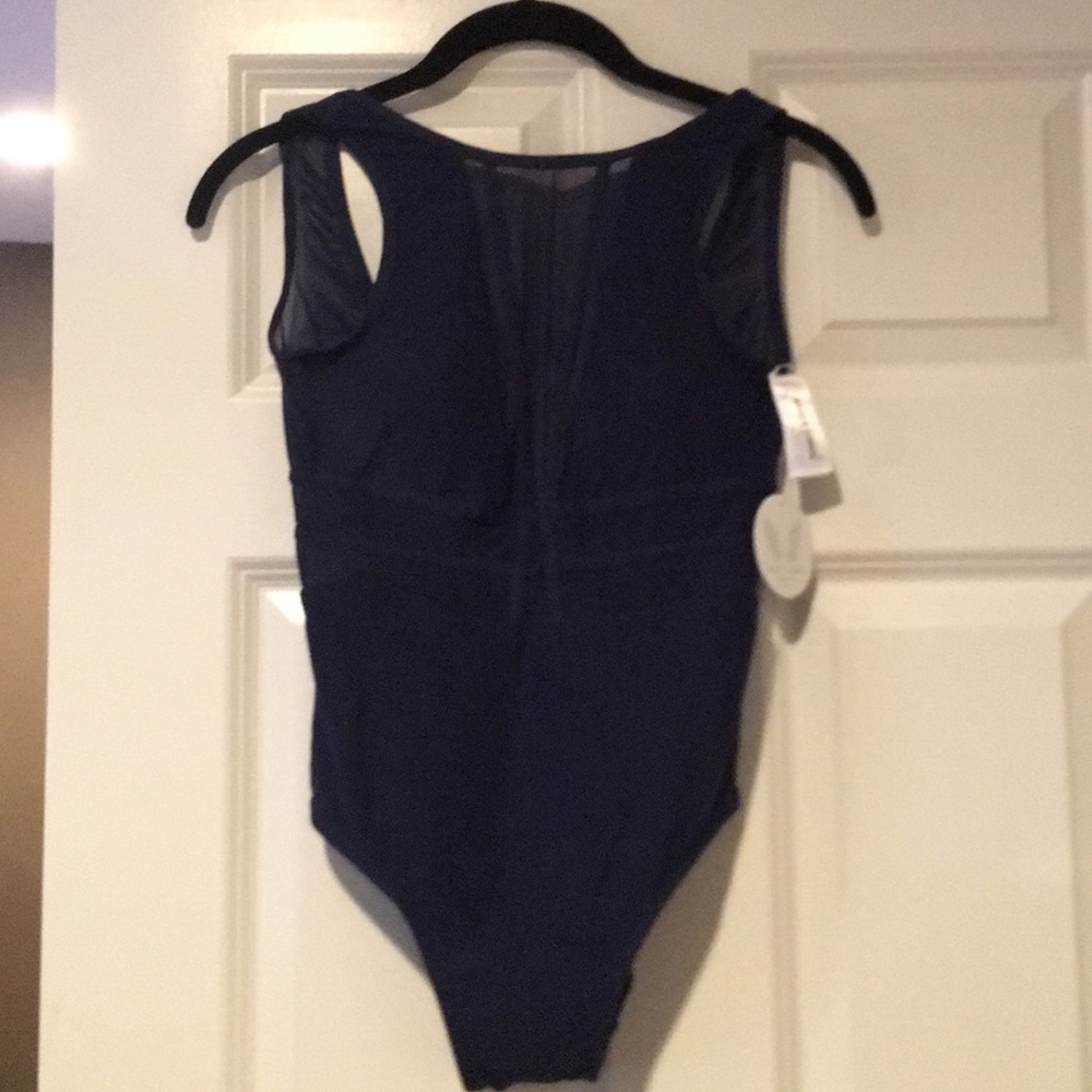 One piece navy swimsuit size 8-NEW
